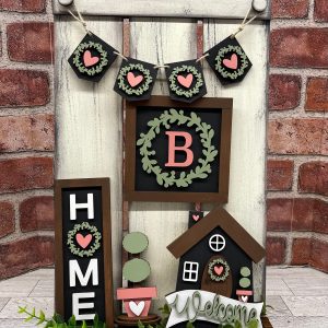 Pallet Sign only to hold tiered Tray decor unpainted ready for you to finish